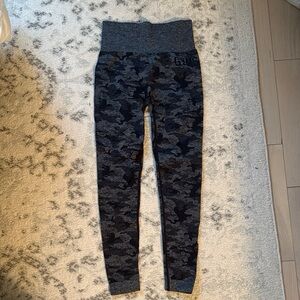 Gray Camouflage Gymshark Leggings